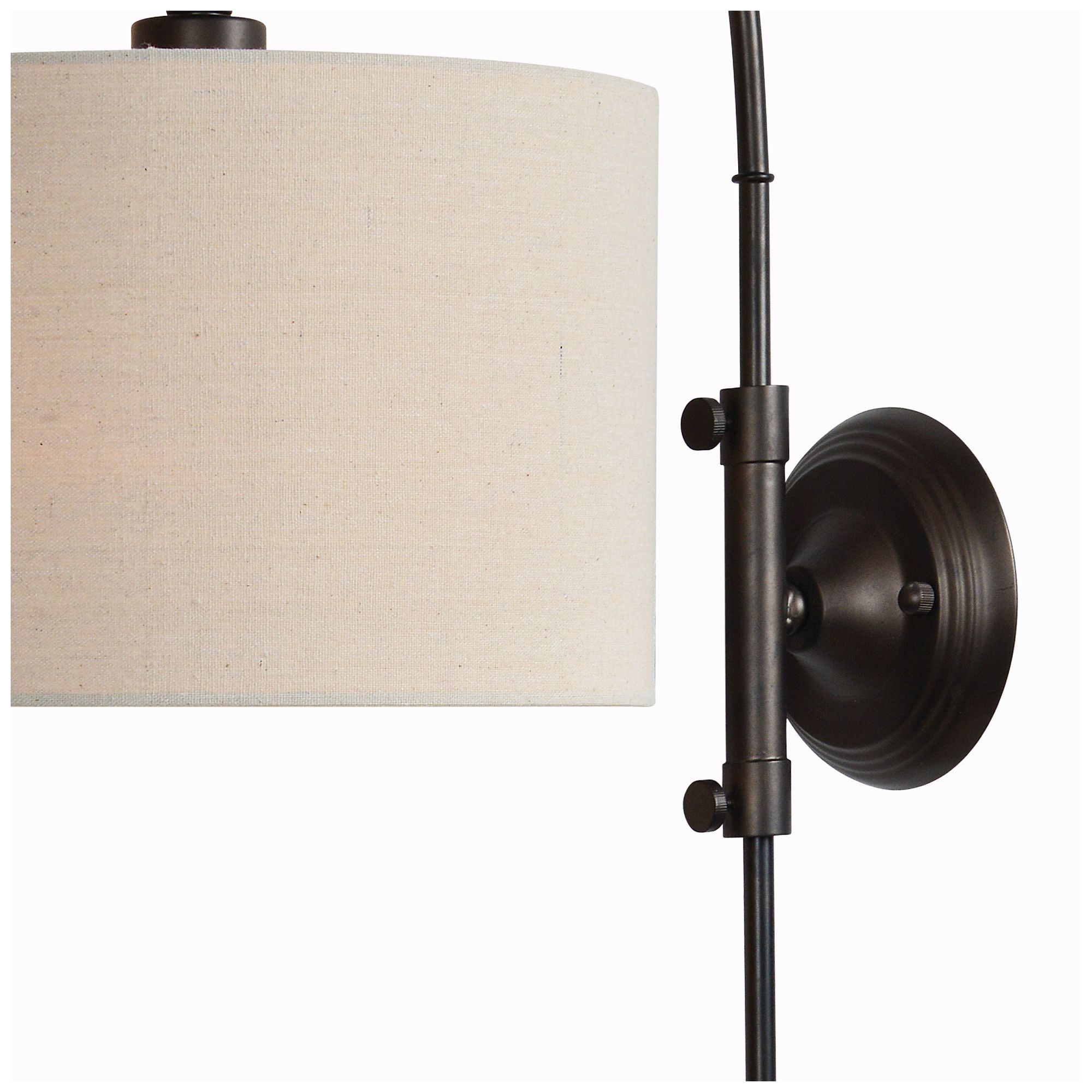 Image 2 Forty West Wilson 12x36" Plug-in Metal Sconce Set of 2 more views