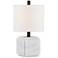 Forty West Wynne 17" Marble Table Lamp