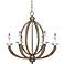 Forum Gold 6-Light 26 3/4" Wide Chandelier