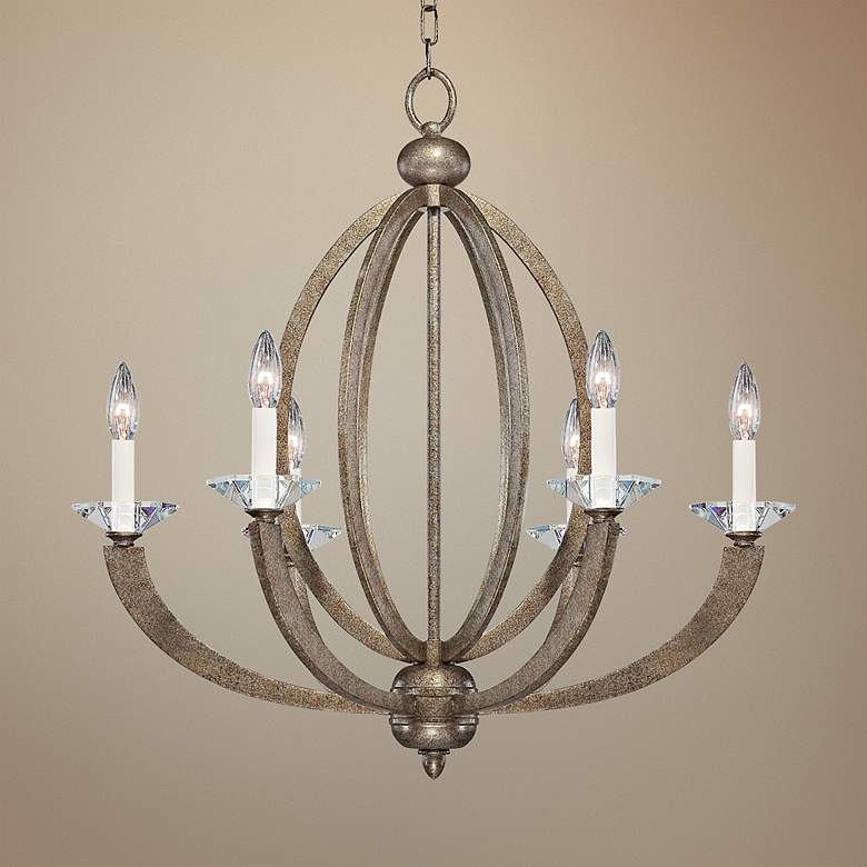 Image 1 Forum Gold 6-Light 26 3/4" Wide Chandelier