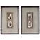 Fossilized Insects 2-Piece 17 3/4" High Frame Wall Art Set