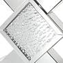 Fostoria 46 1/2" Wide Silver-Mirror Crystal Console Table in scene