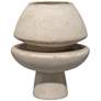 Foundation 9 1/2" High Off-White Ceramic Decorative Vase