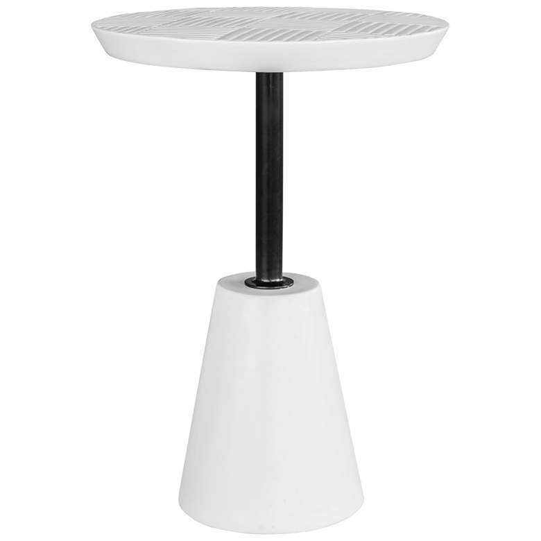 Image 1 Foundation Outdoor Accent Table White