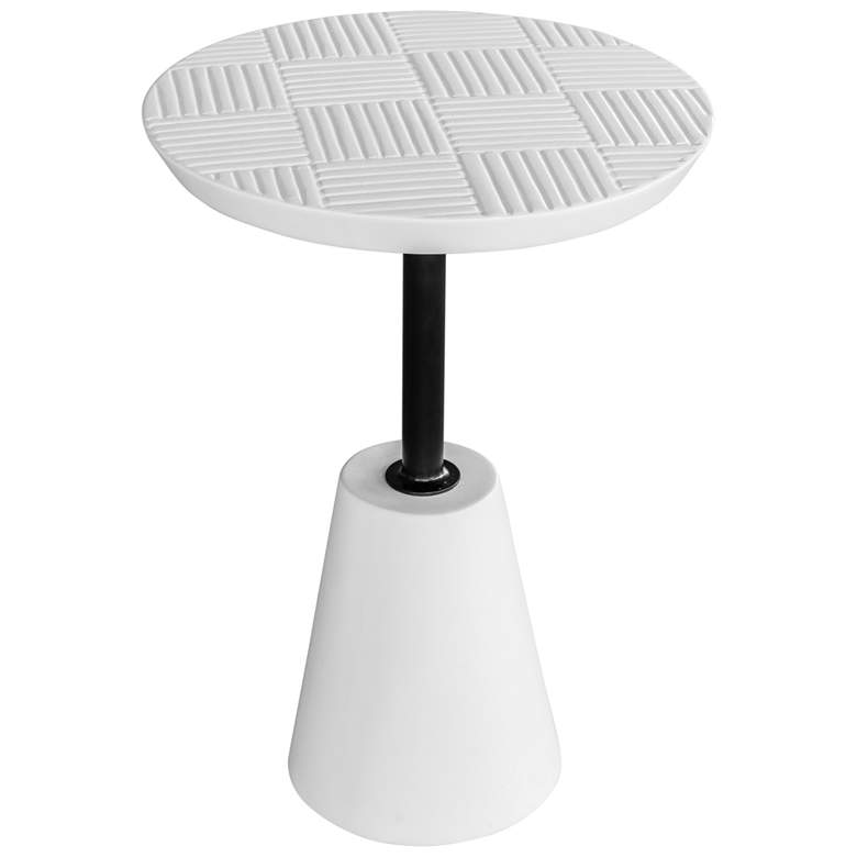 Image 2 Foundation Outdoor Accent Table White more views