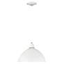 Foundry 10 1/2" High Gloss White Outdoor Hanging Light