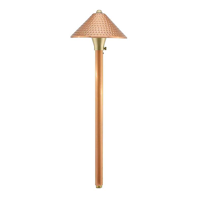Image 1 Foundry 23" High Natural Copper LED Landscape Path Light