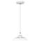Foundry 5 1/2" High Gloss White Outdoor Hanging Light
