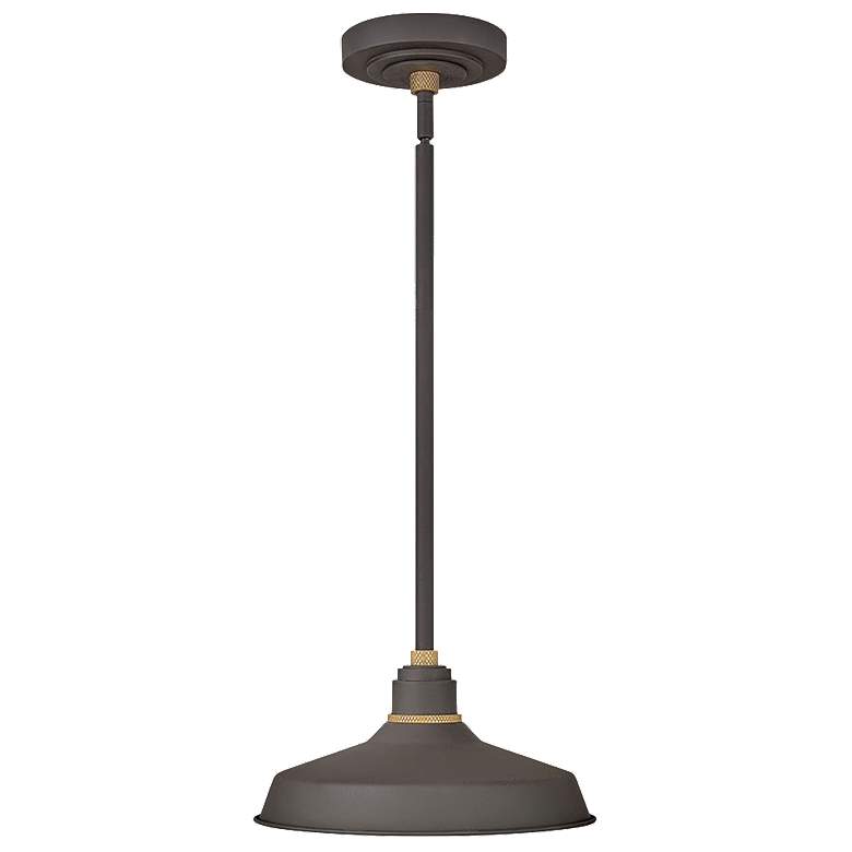 Image 1 Foundry 6 inch High Museum Bronze Outdoor Hanging Light