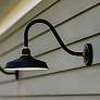 1_Foundry Classic 13 3/4" High Black Outdoor Barn Wall Light