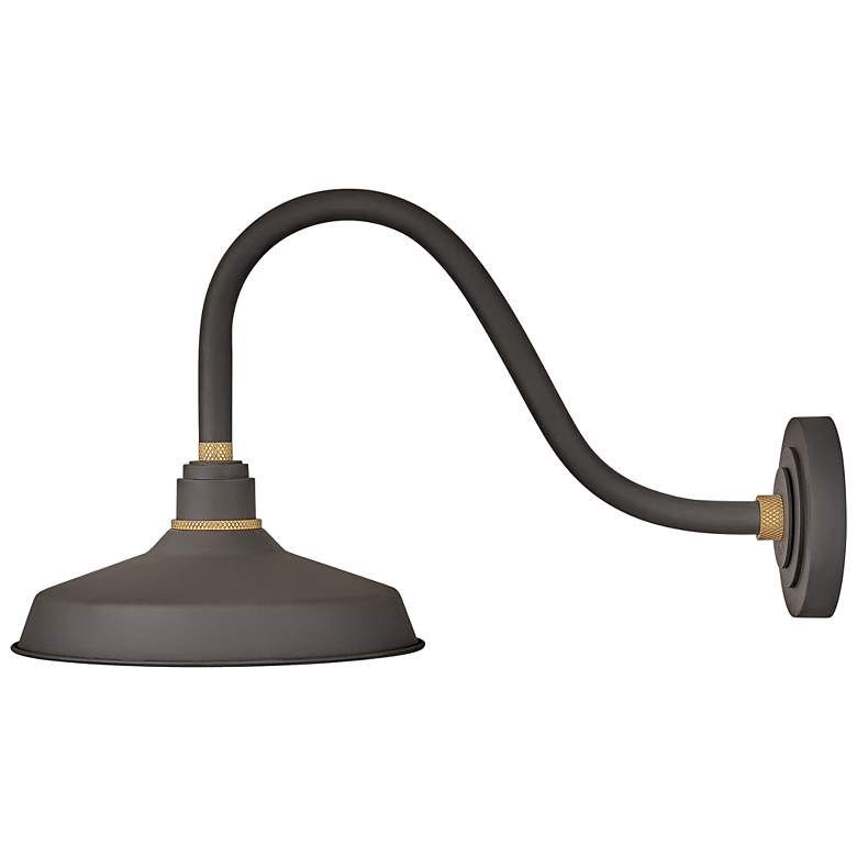 Image 2 Foundry Classic 13 3/4" High Bronze Outdoor Barn Wall Light more views