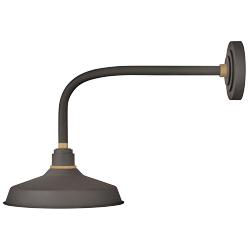 Foundry Classic 16&quot;H Museum Bronze Outdoor Barn Wall Light