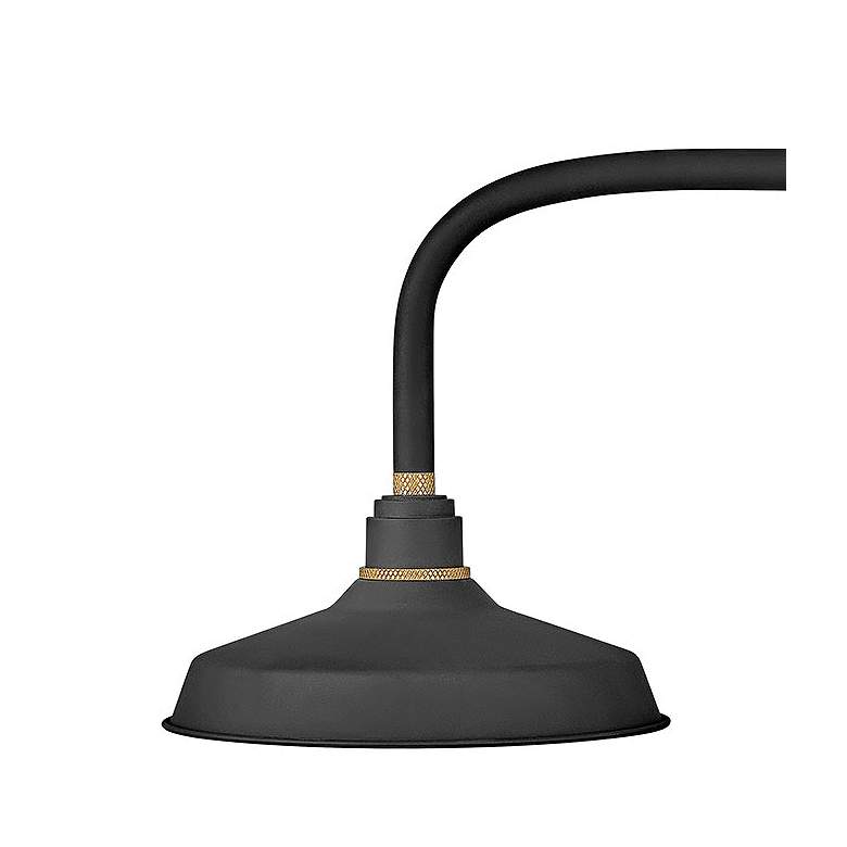 Image 2 Foundry Classic 16"H Textured Black Outdoor Barn Wall Light more views