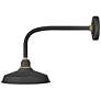 2_Foundry Classic 16"H Textured Black Outdoor Barn Wall Light more views