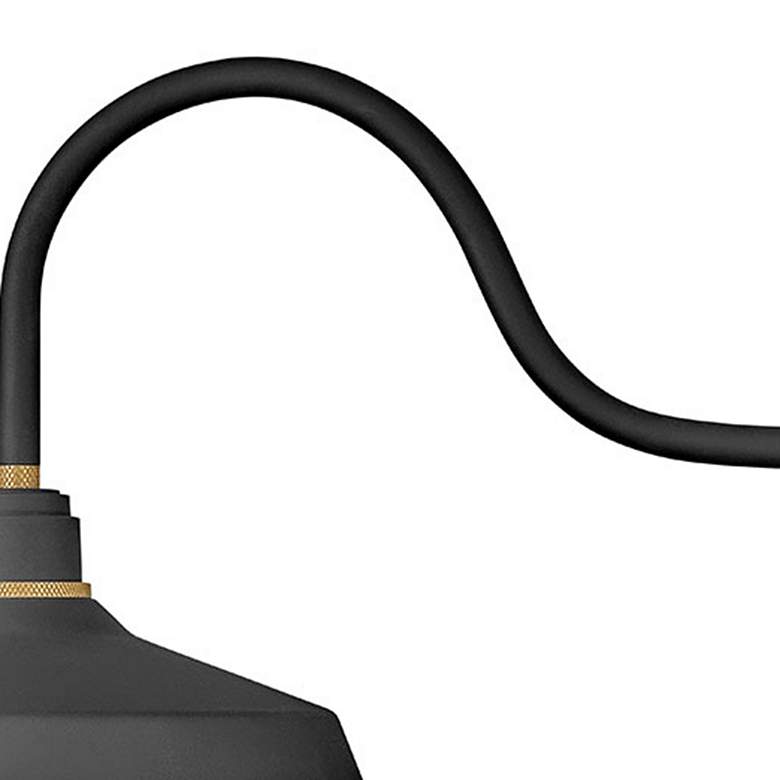 Image 2 Foundry Classic 17 1/4" High Black Outdoor Barn Wall Light more views
