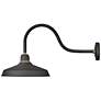 2_Foundry Classic 17 1/4" High Black Outdoor Barn Wall Light more views