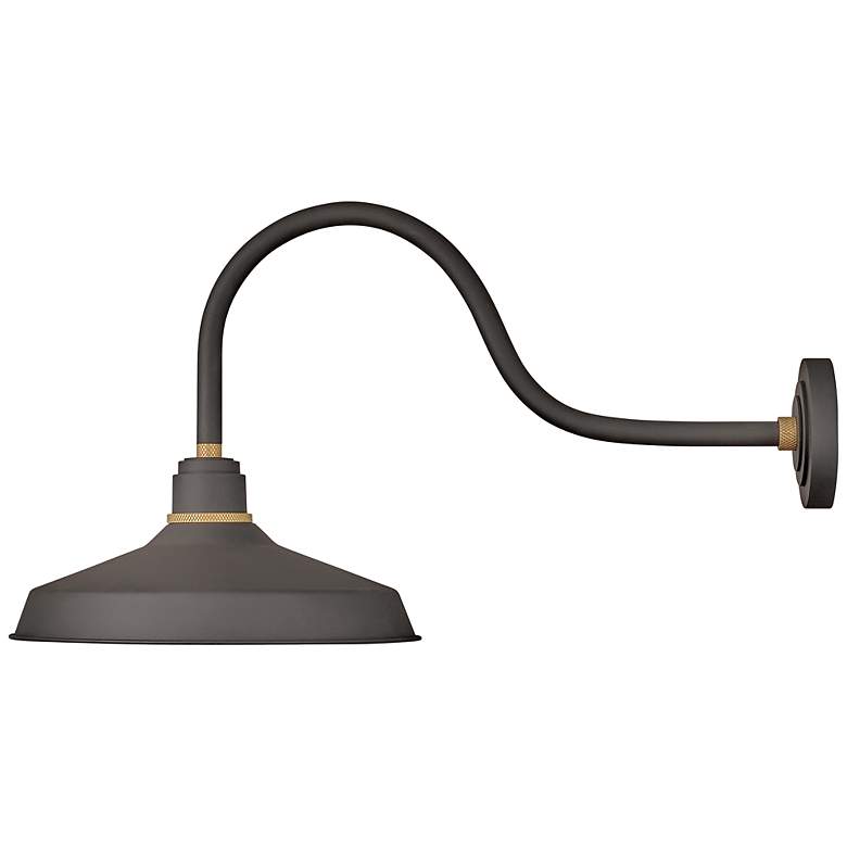 Image 2 Foundry Classic 17 1/4" High Bronze Outdoor Barn Wall Light more views