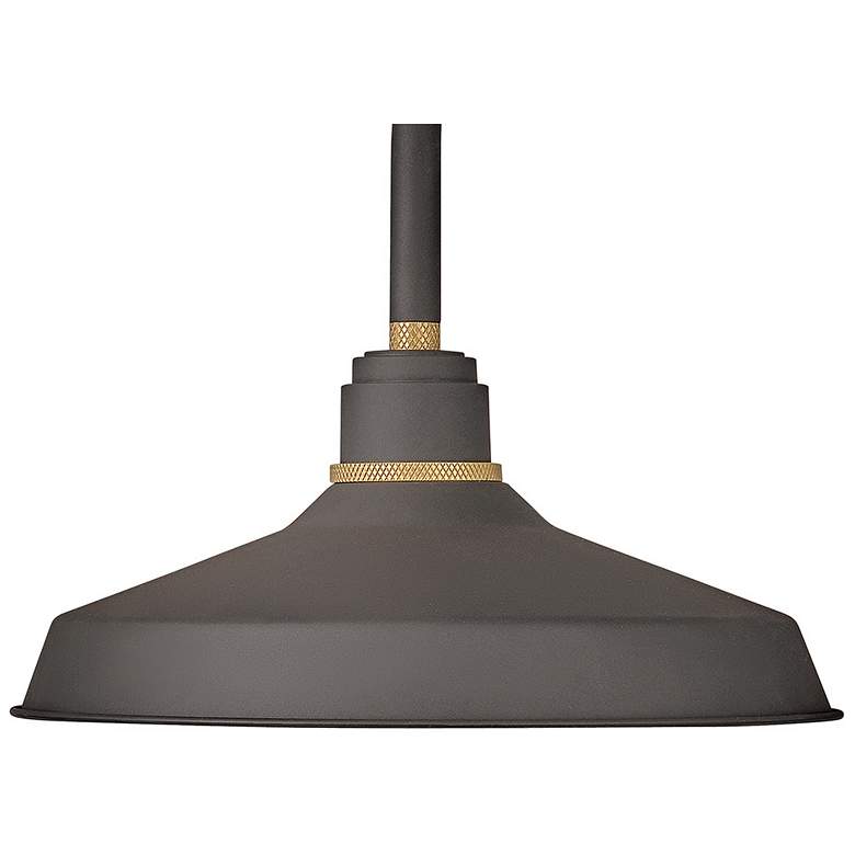 Image 3 Foundry Classic 17 1/4" High Bronze Outdoor Barn Wall Light more views