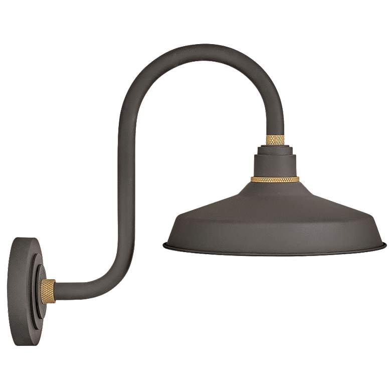 Image 1 Foundry Classic 17 inchH Museum Bronze Outdoor Barn Wall Light