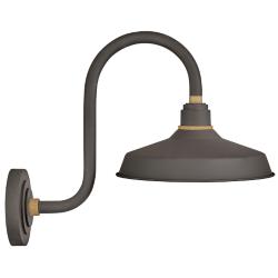 Foundry Classic 17&quot;H Museum Bronze Outdoor Barn Wall Light