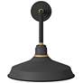 4_Foundry Classic 18"H Textured Black Outdoor Barn Wall Light more views