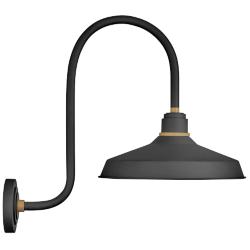 Foundry Classic 23 3/4&quot; High Black Outdoor Barn Wall Light