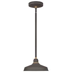 Foundry Classic 5 1/2&quot;H Museum Bronze Outdoor Hanging Light