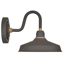 Foundry Classic 9 1/4&quot; High Bronze Outdoor Barn Wall Light