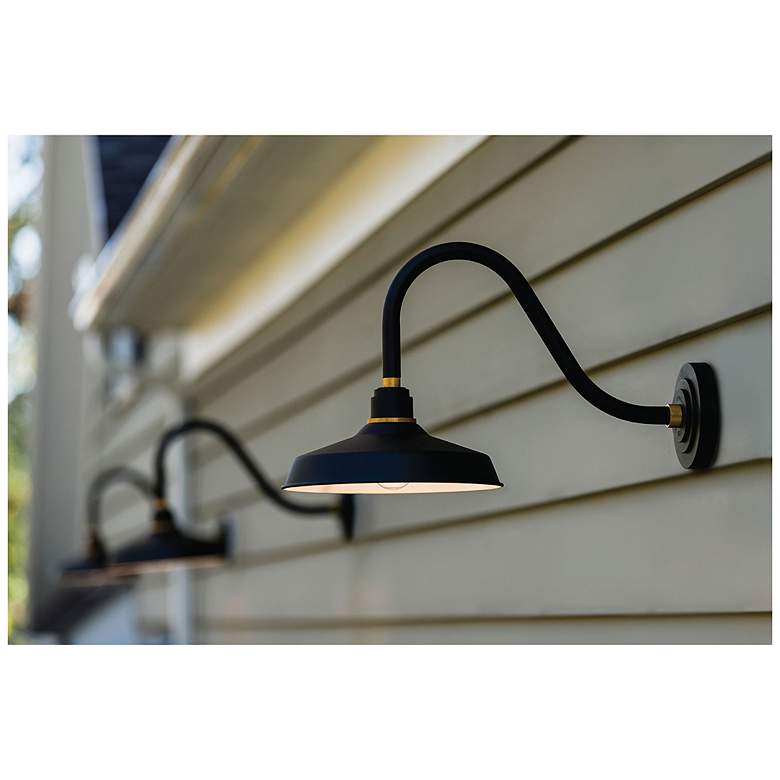 Image 6 Foundry Classic 9 1/4" High Bronze Outdoor Barn Wall Light more views