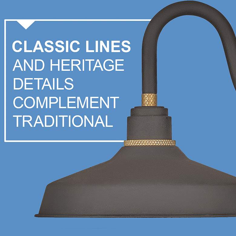 Image 7 Foundry Classic 9 1/4" High Bronze Outdoor Barn Wall Light more views