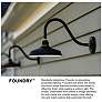 Foundry Classic 9 1/4" High Bronze Outdoor Barn Wall Light
