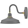 3_Foundry Classic 9 1/4" High Gray Outdoor Barn Wall Light more views