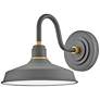 4_Foundry Classic 9 1/4" High Gray Outdoor Barn Wall Light more views