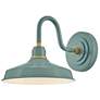 Foundry Classic 9 1/4" High Sage Green Outdoor Barn Light