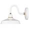 Foundry Classic 9 1/4"H Gloss White Outdoor Barn Wall Light