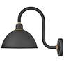 2_Foundry Dome 17" High Black Small Outdoor Barn Wall Light more views