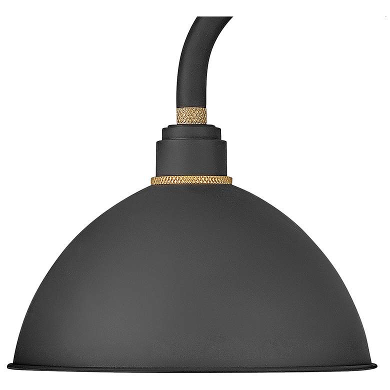 Image 3 Foundry Dome 17" High Black Small Outdoor Barn Wall Light more views