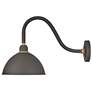 Foundry Dome 17" High Museum Bronze Outdoor Barn Wall Light