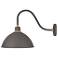 Foundry Dome 18" High Museum Bronze Outdoor Barn Wall Light