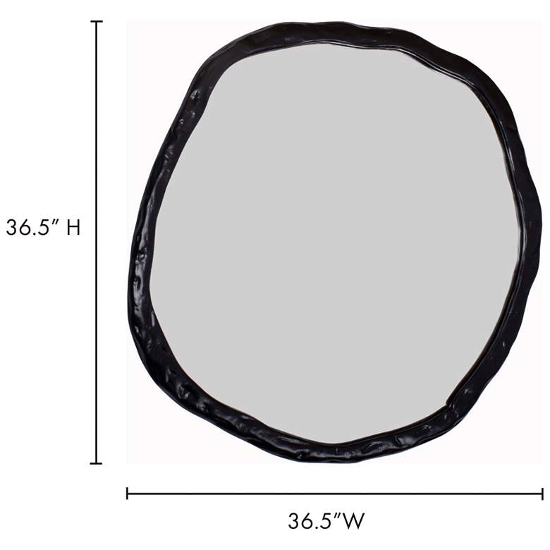 Image 4 Foundry Large Mirror Black more views
