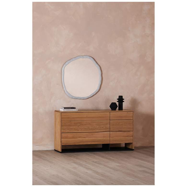 Image 2 Foundry Large Mirror White more views