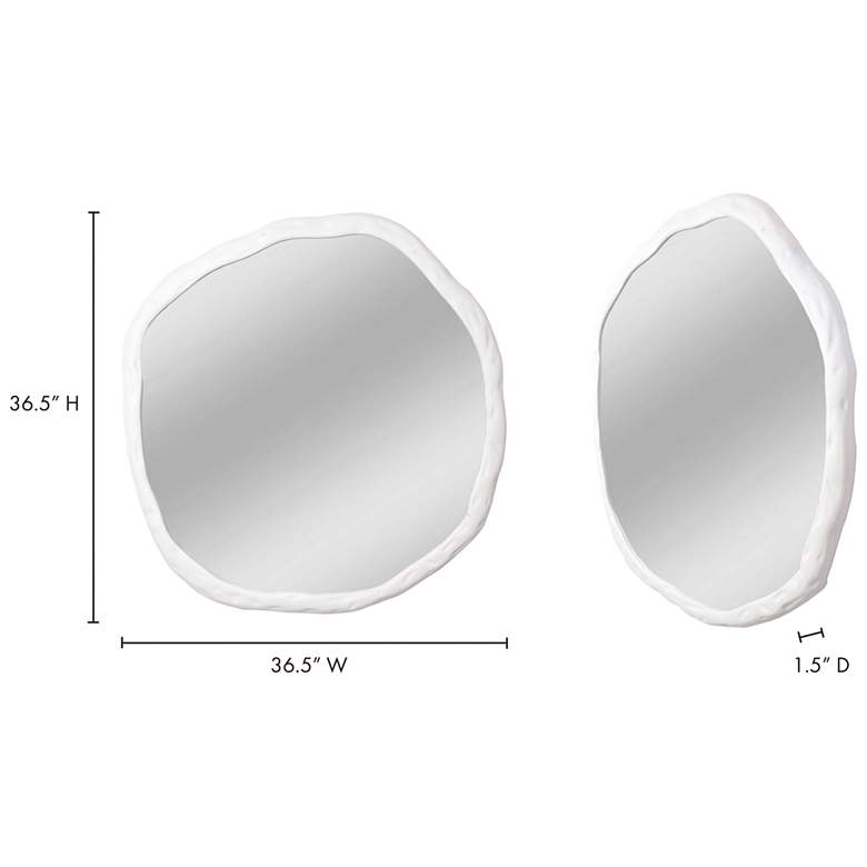 Image 5 Foundry Large Mirror White more views