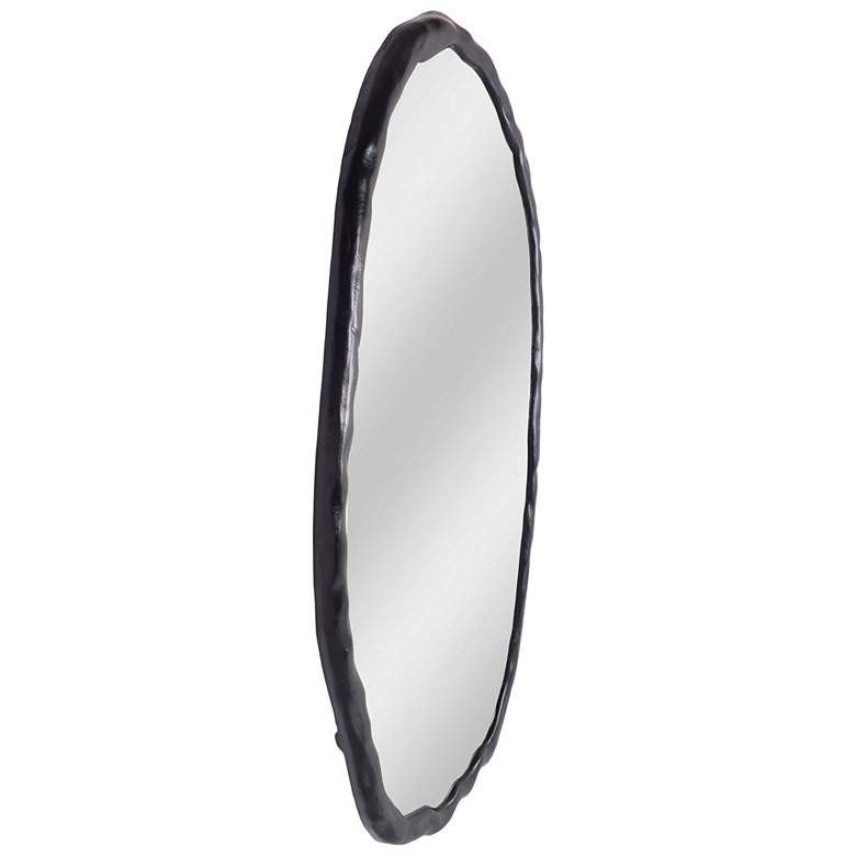 Image 4 Foundry Oval Mirror Black more views