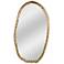 Foundry Oval Mirror Gold