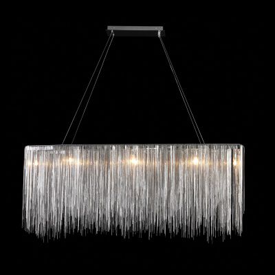 Image 3 Fountain Ave. 48"W Linear LED Chandelier in Chrome more views