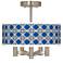 Four Corners Ava 5-Light Nickel Ceiling Light