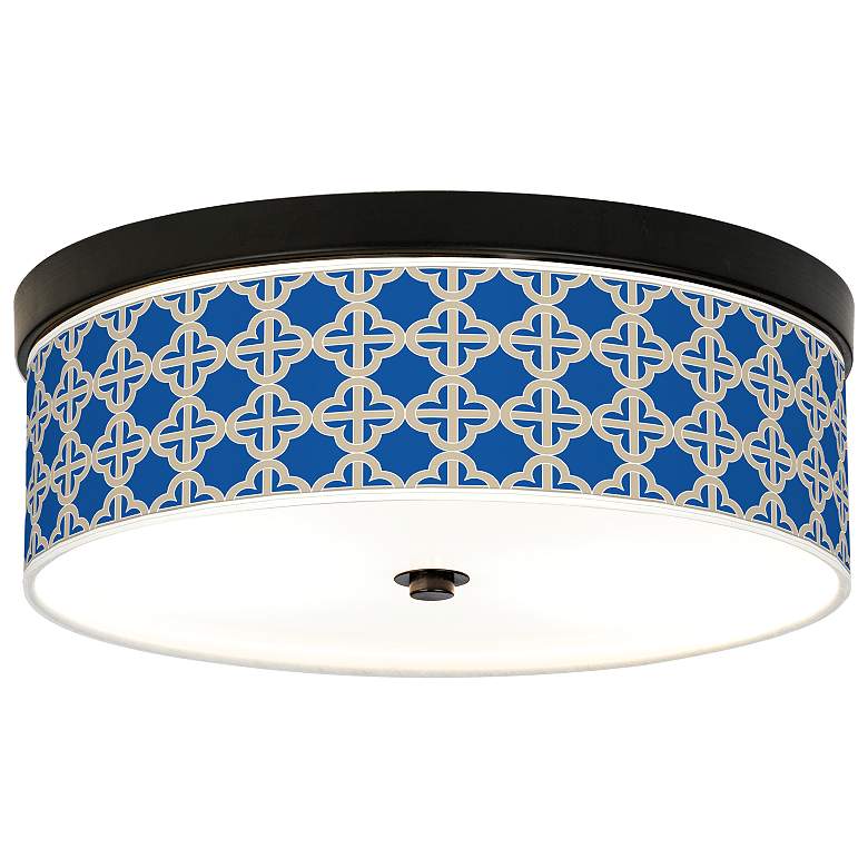 Image 1 Four Corners Giclee Energy Efficient Bronze Ceiling Light