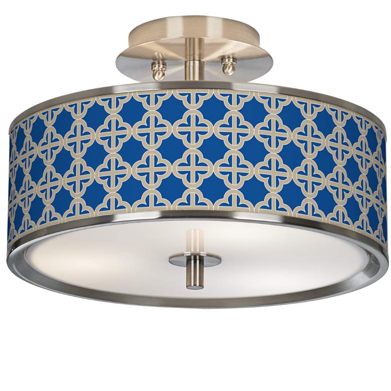 Image 1 Four Corners Giclee Glow 14" Wide Ceiling Light