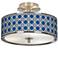 Four Corners Giclee Glow 14" Wide Ceiling Light