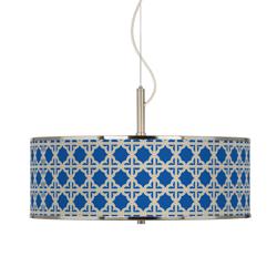 Four Corners Giclee Glow 20&quot; Wide Pendant Light